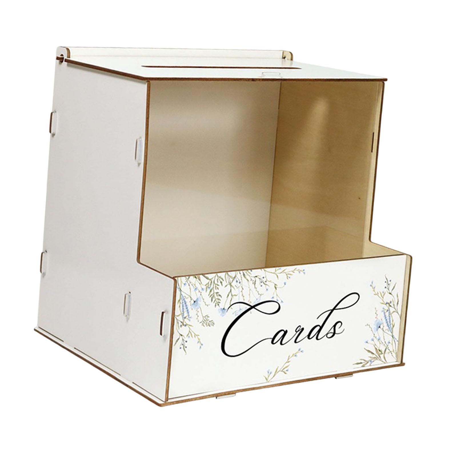 Wedding Card Box - صندوق بطاقات زفاف ريفي مخصص مع