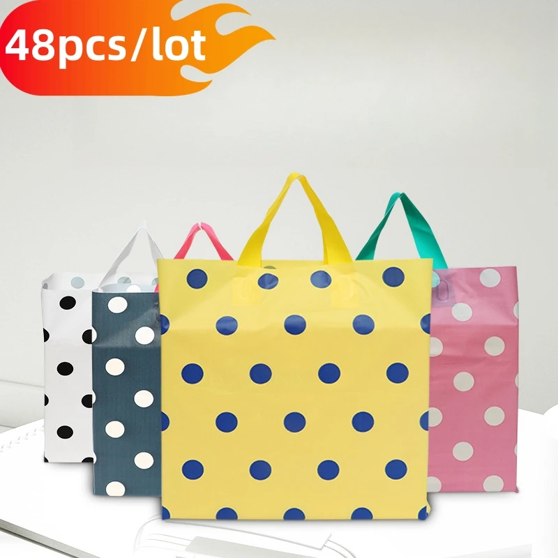 48 قطعة من أكياس التسوق البلاس - مراجعة Wedding/Event Supply Store وسعره