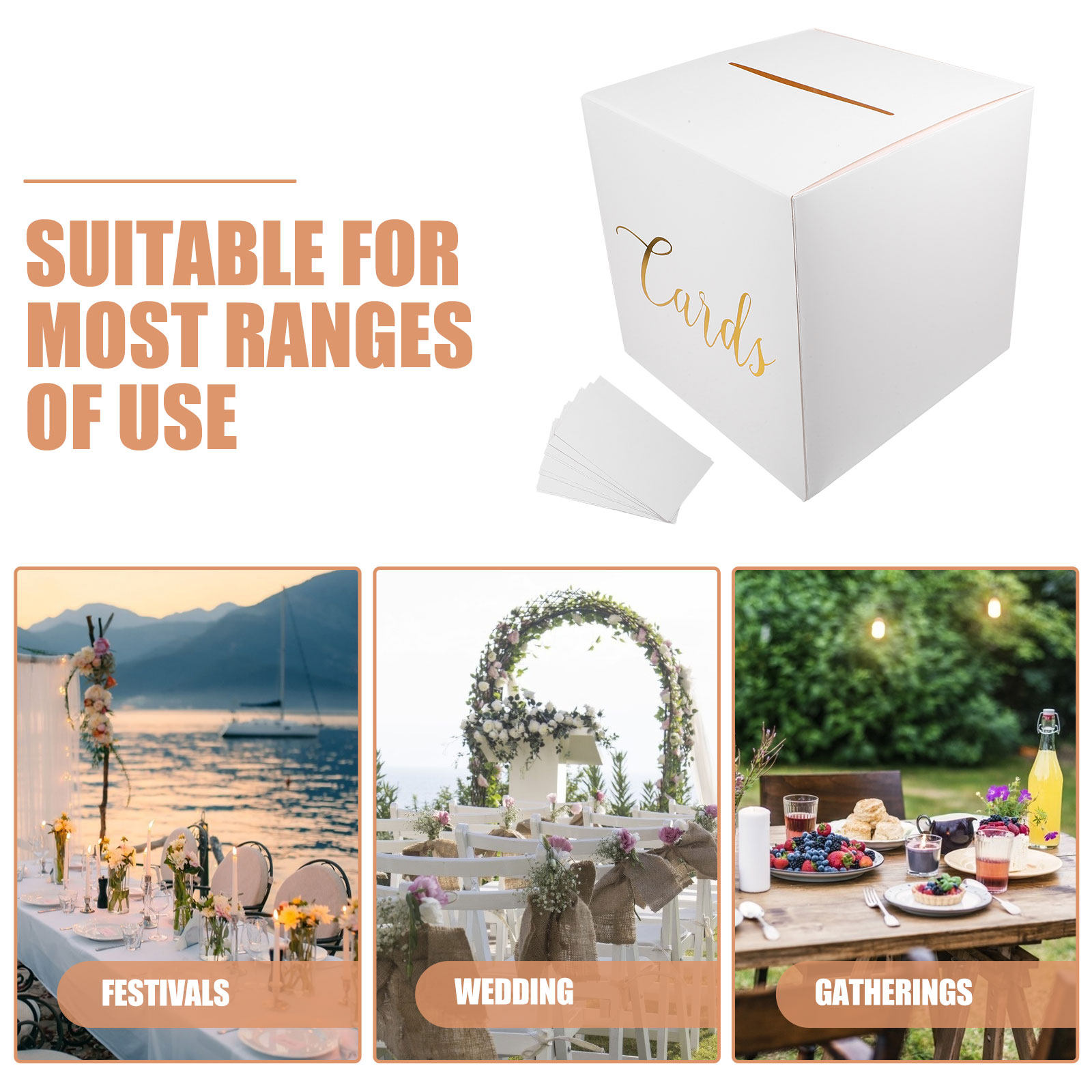 مجموعة واحدة من صناديق بطاقات  - مراجعة Wedding Card Box وسعره