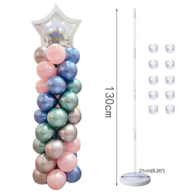عمود بالونات بطول 130 سم، مجمو - مراجعة Wedding Decor Supply Store وسعره