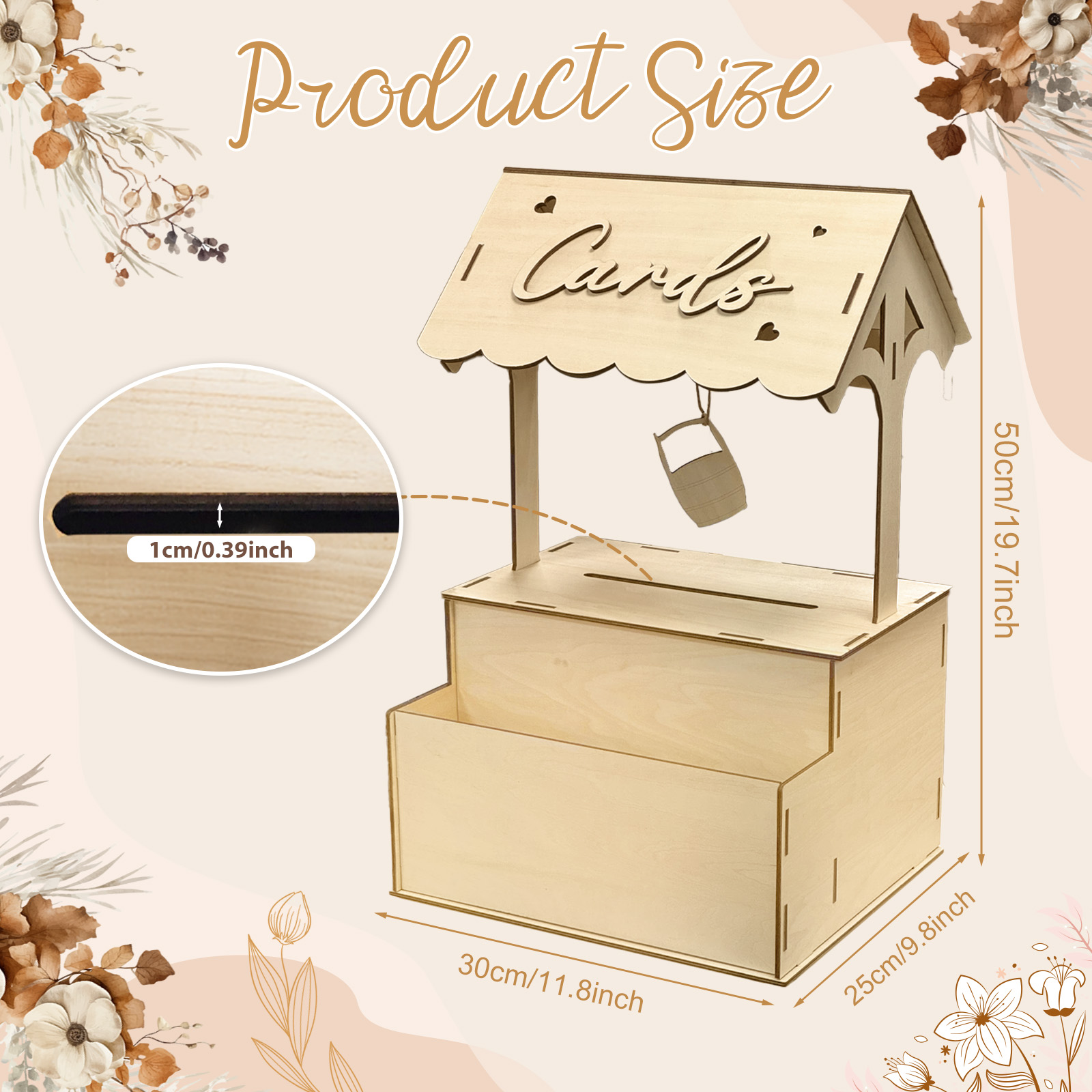 صندوق بطاقات أمنيات OurWarm بت - مراجعة Wedding Card Box وسعره